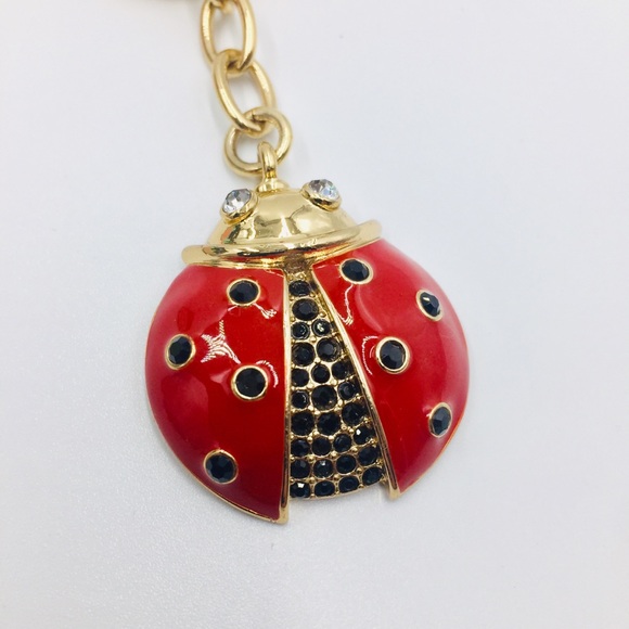 ‼️SOLD‼️ Kate Spade Ladybug Keychain - Picture 3 of 7